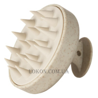 MEDAVITA Scalp Brush - Силіконова щітка-масажер для шкіри голови, бежева