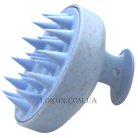 MEDAVITA Scalp Brush - Силіконова щітка-масажер для шкіри голови, блакитна