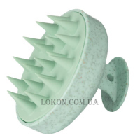 MEDAVITA Scalp Brush - Силіконова щітка-масажер для шкіри голови, зелена