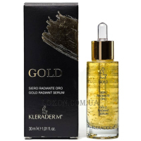 KLERADERM Gold Radiant Serum - Сироватка на основі золота 
