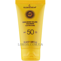 KLERADERM Klerasol Colored Emulsione Solare SPF50 - Сонцезахисна емульсія з тоном SPF-50