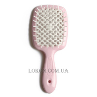 JANEKE Superbrush Small - Щітка для волосся, ніжно-рожева з білим
