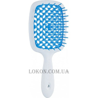 JANEKE Superbrush - Щітка для волосся, біла з голубим