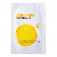 MEDI-PEEL Vitamin Bomb Refreshing Mask - Антиоксидантна та освітлювальна тканинна маска
