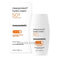 MESOESTETIC Mesoprotech Hydra Cream SPF50+ - Зволожуючий сонцезахисний крем SPF-50+ для сухої та обезводненої шкіри