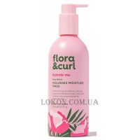FLORA&CURL Hydrate Me Rose Water Molasses Moisture Mask - Зволожуюча маска для кучерявого волосся