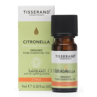 TISSERAND Citronella Organic Pure Essential Oil - Органічна ефірна олія цитронели