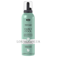 LISAP Top Care Curly Cool Elasticizing Mousse - Піна для кучерявого та хвилястого волосся