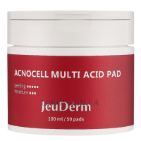 JEU’DERM AcnoCell Multi-Acid Pad - Мультикислотні пілінг педи