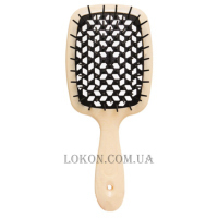 JANEKE Superbrush - Щітка для волосся, персикова з чорним