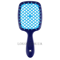 JANEKE Superbrush Small - Щітка для волосся, темно-синя з блакитним
