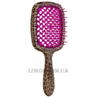 JANEKE Superbrush - Щітка для волосся, леопардова з фуксією