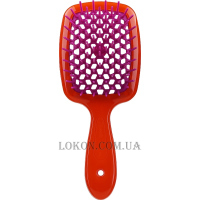 JANEKE Superbrush Small - Щітка для волосся, помаранчева з рожевим
