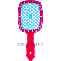 JANEKE Superbrush Small - Щітка для волосся, рожева з блакитним