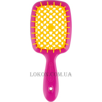 JANEKE Superbrush Small - Щітка для волосся, рожева з жовтим