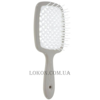 JANEKE Superbrush Small - Щітка для волосся, сіра з білим
