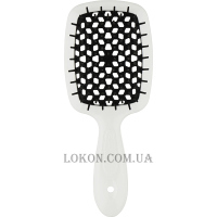 JANEKE Superbrush Small - Щітка для волосся, біла з чорним