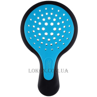 JANEKE Superbrush Mini - Щітка для волосся, чорна з блакитним