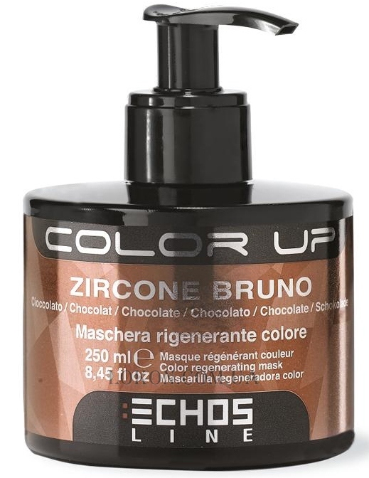 ECHOSLINE Color Up - Тонирующая маска для волос Шоколадная - Lokon.com.ua