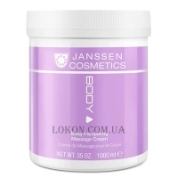 JANSSEN Body Pampering Massage Cream - Масажний крем для тіла