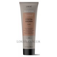 LAKME Teknia Color Refresh Cocoa Brown - Маска для волосся коричневих відтінків