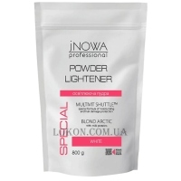 JNOWA Powder Lightener Blond Arctic - Освітлююча пудра біла