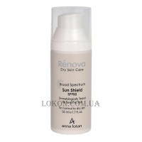 ANNA LOTAN Renova Broad Spectrum Sun Shield SPF50 - Сонцезахисний крем для сухої та нормальної шкіри SPF-50
