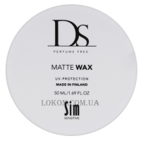 SIM SENSITIVE DS Matte Wax - Матовий воск для волосся