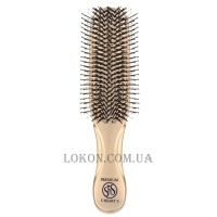 S-HEART-S Scalp Brush Premium Long Champagne Gold - Преміальна щітка для волосся 