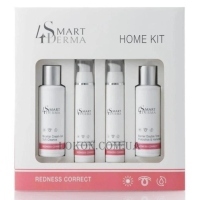 SMART4DERMA Redness Correct Home Kit - Набір для догляду за чутливою шкірою з куперозом та почервоніннями