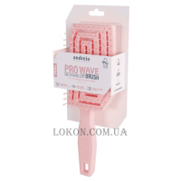 ANDREIA Pro Wave Detangler Brush Pocket Pink - Масажна міні-щітка для волосся рожева 16 см