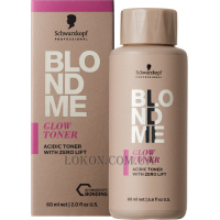SCHWARZKOPF BlondMe Glow Toner - Гелева кислотна фарба для тонування волосся