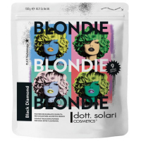 DOTT.SOLARI Blondie Black Diamond Compact Bleaching Powder - Знебарвлюючий порошок чорний