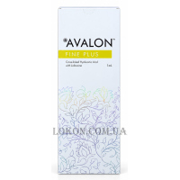 AVALON Fine Plus - Філер на основі стабілізованої гіалуронової кислоти