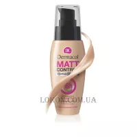 DERMACOL Make-Up Matt Control 18h - Матуючий водостійкий тональний крем