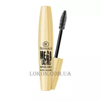 DERMACOL Make-Up Mega Lashes Mascara - Туш для супероб'єму з панорамним ефектом "Коричнева"