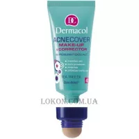 DERMACOL Make-Up Acnecover and Corrector - Тональний крем з коректором для проблемної шкіри