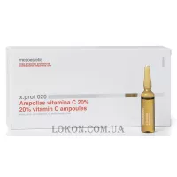 MESOESTETIC x.prof 020 vitamin C ampoules - Вітамін С 20%