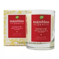 MAMBINO Organics Sunrise in Fiji Organic Soy Candle - Органічна соєва свічка "Схід сонця на Фіджі"