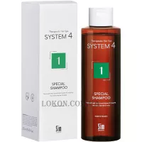 SIM SENSITIVE System 4 Climbazole Shampoo 1 - Терапевтичний шампунь з клімбазолом №1 "Система 4"