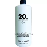 PAUL MITCHELL Cream Developer 20 vol - Кремопроявник 20 об'ємів, 6%