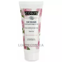 COSLYS Facial Gentle Scrub Organic Rose Floral Water - М'який скраб для сухої та чутливої ​​шкіри обличчя