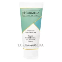 PHARMIKA Whitening Line Vitamin C Whitening Mask - Відбілююча маска з вітаміном С, АНА, арбутином