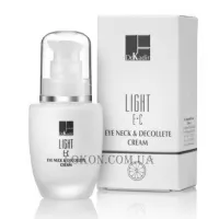 DR.KADIR Light E+C Eye Neck & Decolte Cream - Крем для шкіри навколо очей та шиї з вітамінами Е+С