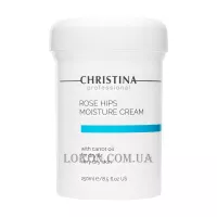 CHRISTINA Rose Hips Moisture Cream with Carrot Oil - Зволожуючий крем з олією шипшини та морквяною олією для сухої та дуже сухої шкіри