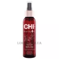 CHI Rose Hip Oil Repair and Shine Leave-in Tonic - Незмивний спрей з маслом троянди та кератином