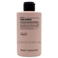 PREVIA Natural Haircare Almond & Linseed Oil Shampoo - Шампунь приборкуючий волосся