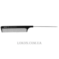 LABEL.M Comb With Metal Tail Carbon-Antistatic - Гребінець з металевим хвостиком карбон антистатик