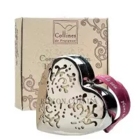 COLLINES de PROVENCE Heart Pomander Petals Organdy - Ароматизатор у формі великого серця, аромат "Пелюстки Органди"