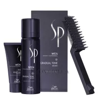 WELLA SP Men Gradual Tone Brown - Набір для догляду та камуфлювання сивини "Коричневий"